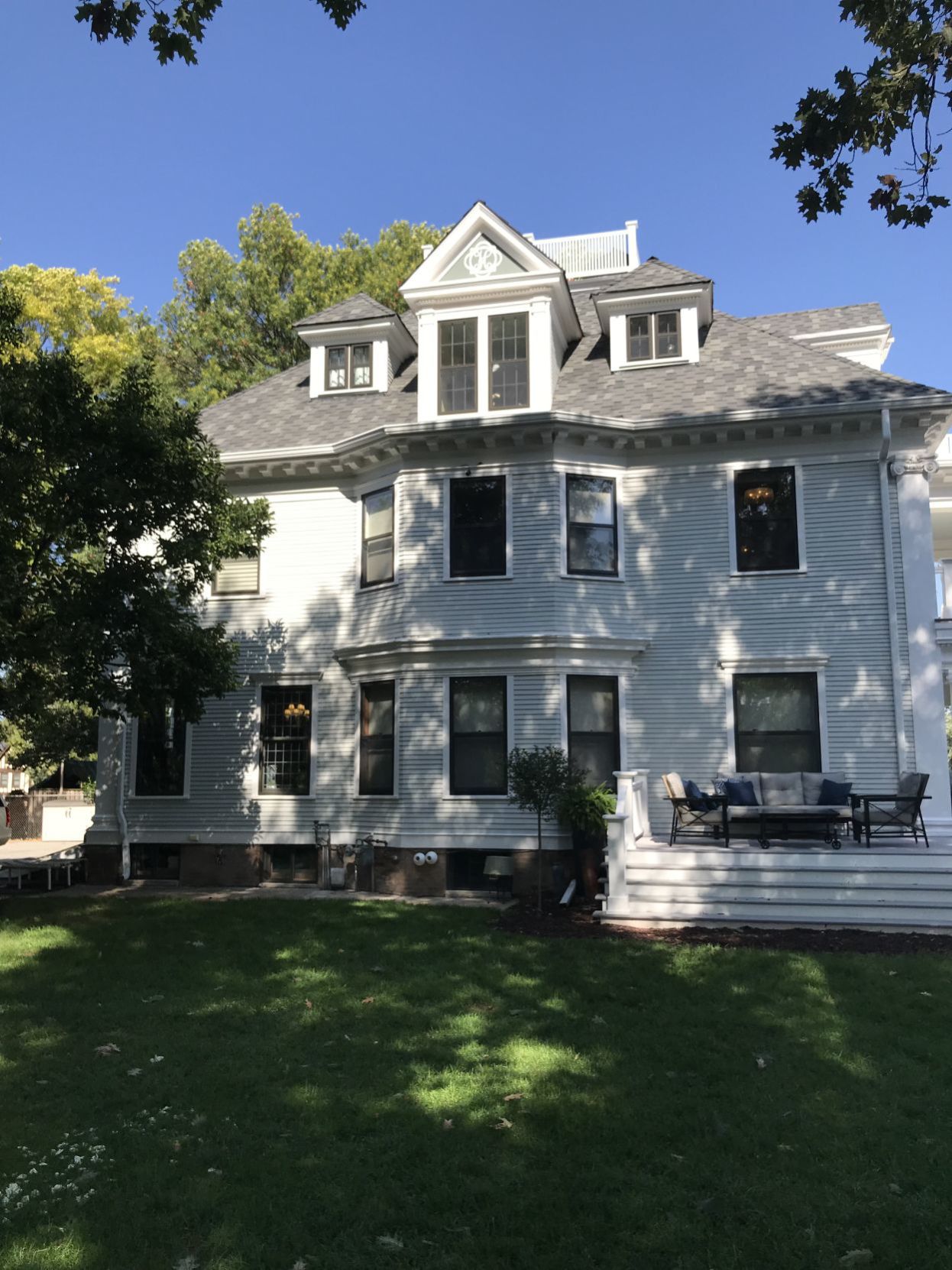 The side of the house